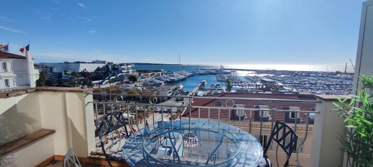 O Festival Palace, Terrace With Panoramic Sea View Apartman Cannes Kültér fotó